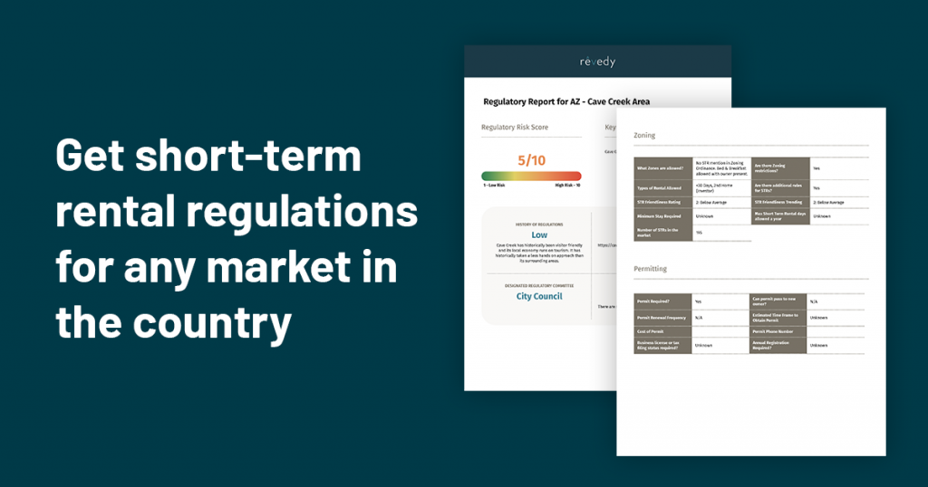 Short-Term Rental Regulations Report